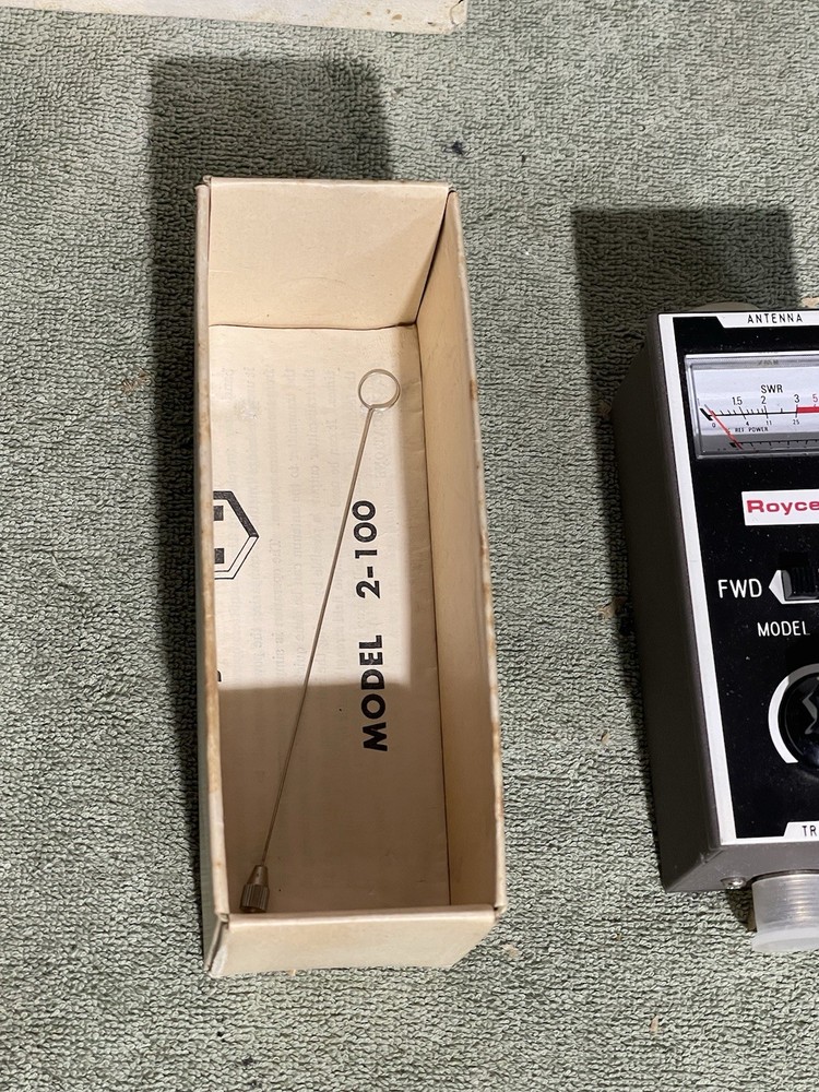 Royce SWR Meter Model 2–100 W/ Original Box