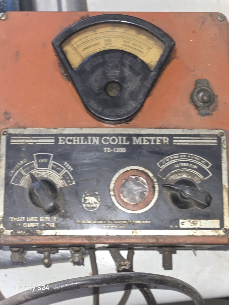 ECHLIN COIL METER TE-1200 UNTESTED AND AS FOUND