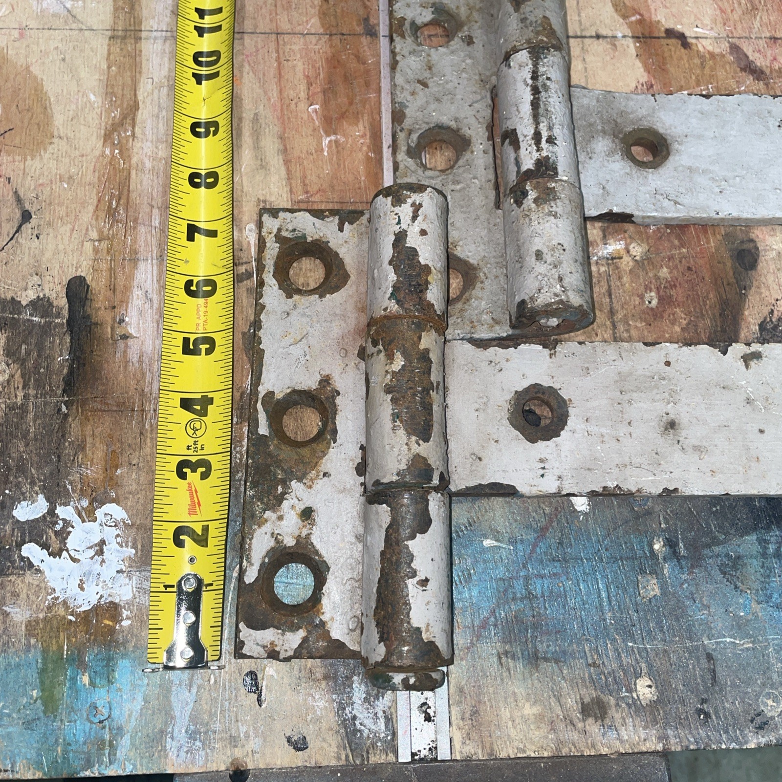 Antique Large Strap Hinges 25” industrial Hardware garage Barn Rustic Door