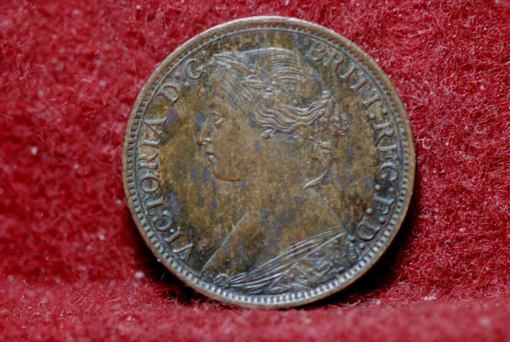 Great Britain, 1872 Farthing, KM747.2, Extremely Fine, 2-15