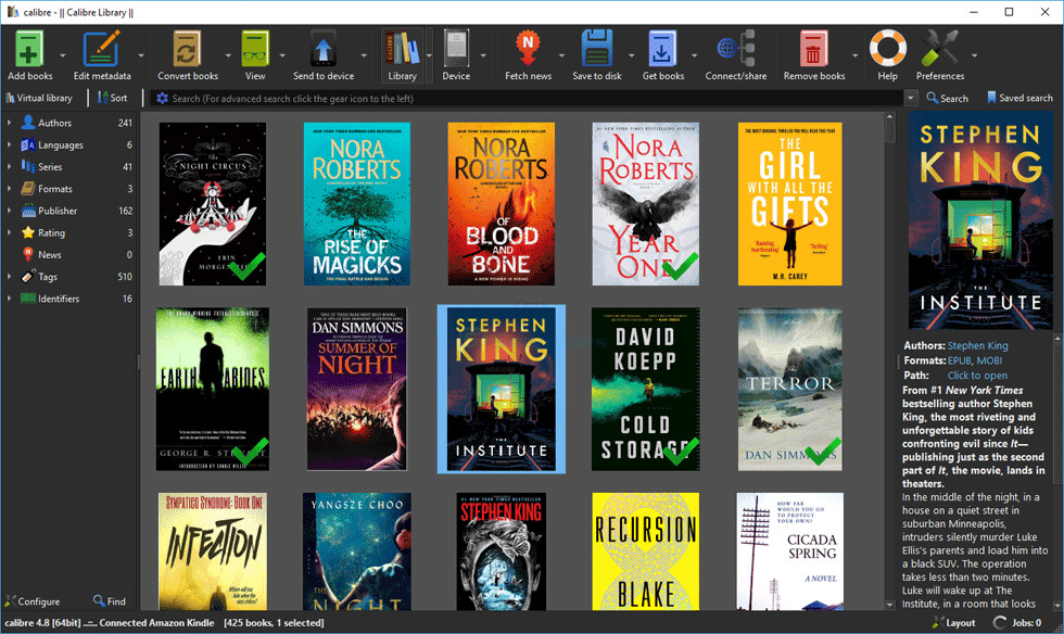 Calibre E-Book Manager & E-Reader Software for Windows & MacOS on USB or DVD