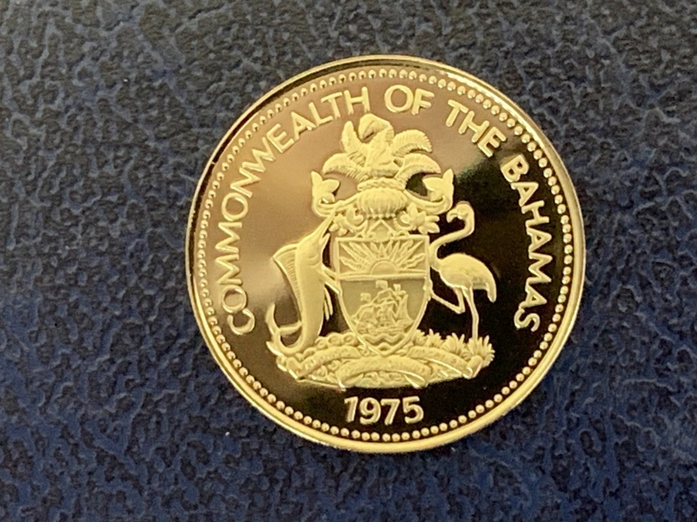 Bahamas 1975 Proof 5 Cent-Uncirculated