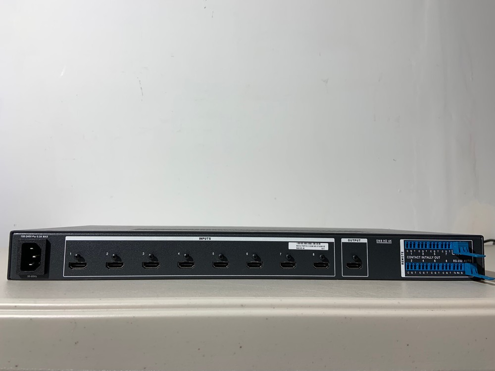 Extron SW8 HD 4K - 8 Input HDMI Switcher