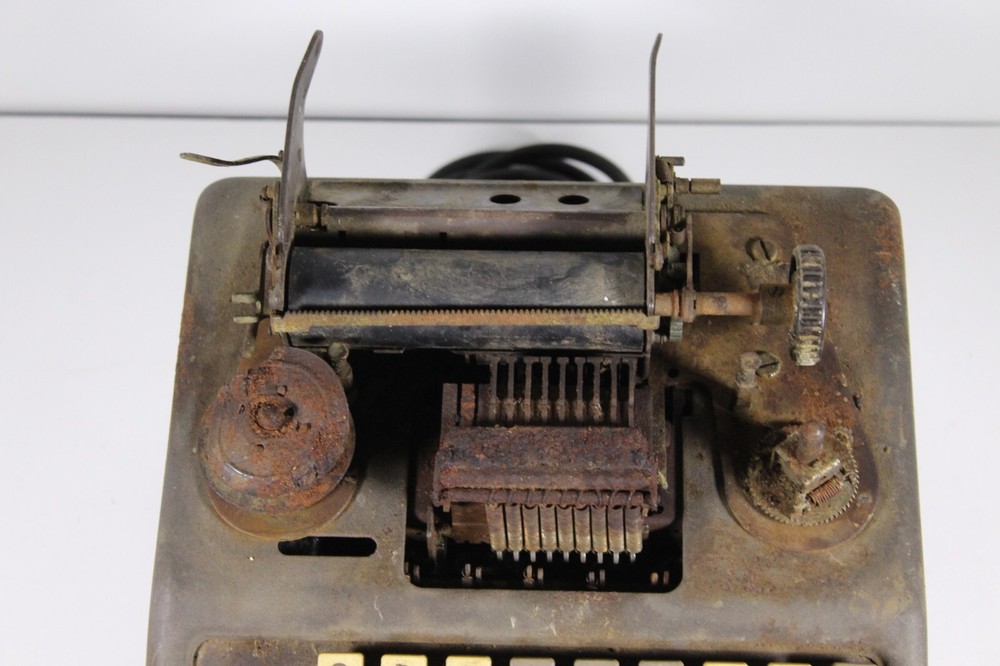 Vintage Burroughs Portable Adding Machine Untested Parts Series P