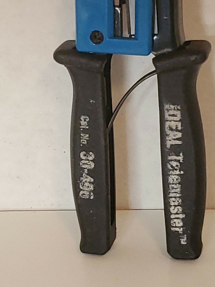 IDEAL TELEMASTER MODULAR PLUG TERMINATION CRIMP TOOL #30-496 used
