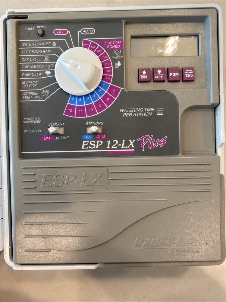 Rain Bird ESP 12-LXI+ Plus Sprinkler Controller 12 Zone - Tested