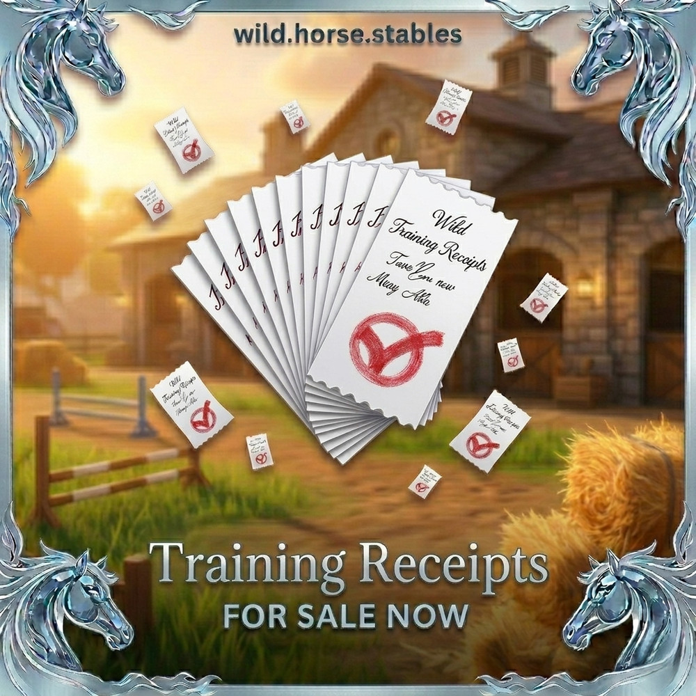🩵 Wild Horse Islands - Training Receipts Bundle 🩵