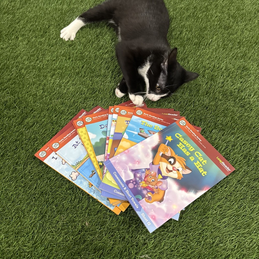 TWO LeapFrog LeapReader EARLY READING SETS: SHORT/LONG VOWELS | Updated versions