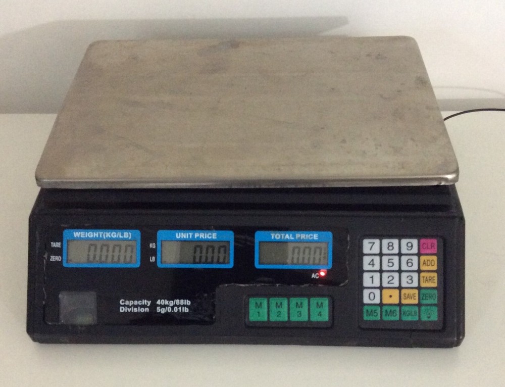 Electronic Digital Scale Maximum Weight 40 Kg