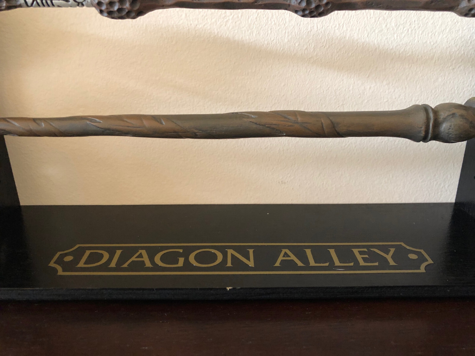 Harry Potter Ollivanders Tabletop Wand Display Rack Stand - 4 Wand Capacity