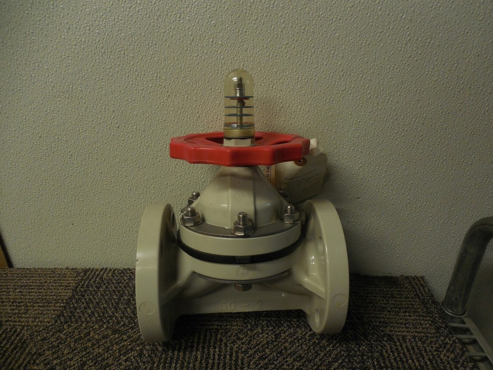 ASAHI FLANGED DIAPHRAGM VALVE 2" PP-EPDM 50-2 PP NEW