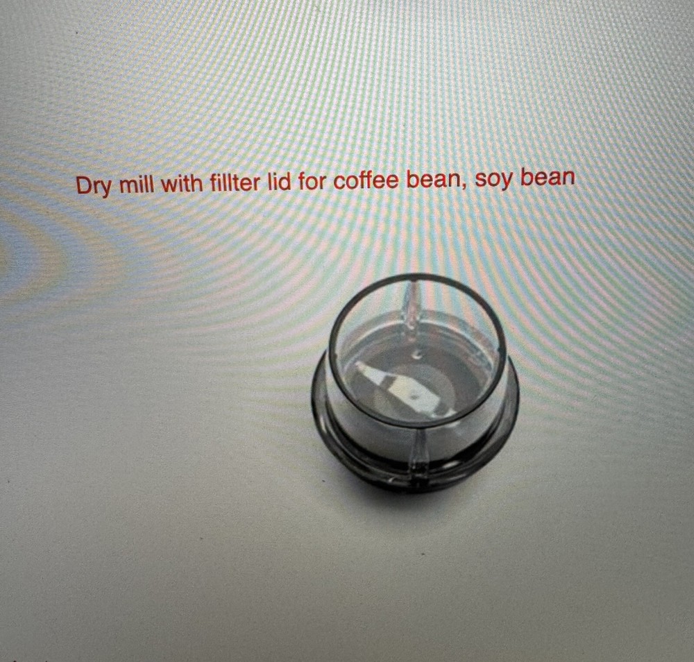 Chefs Mark DRY MILL with FILTER For Hs-3318 Food Processor REPLACEMENT
