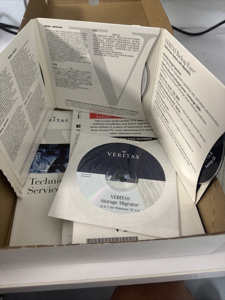 Veritas Backup Exec For NetWare Version 8.5 Multi Server Edition Upgrade - (744)