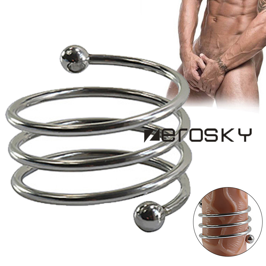 Penis Extender Enlarger Sleeve Ring Reusable Condom Delay Ejaculation for MALE