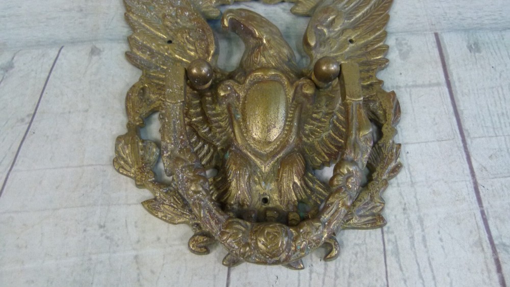 Vintage Spread Wing Eagle ? Solid Brass ? Door Knocker