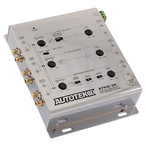 ATK2 3X Active Crossover Processor (Silver) – 8.5 Volts, 2-Way and 3-Way,
