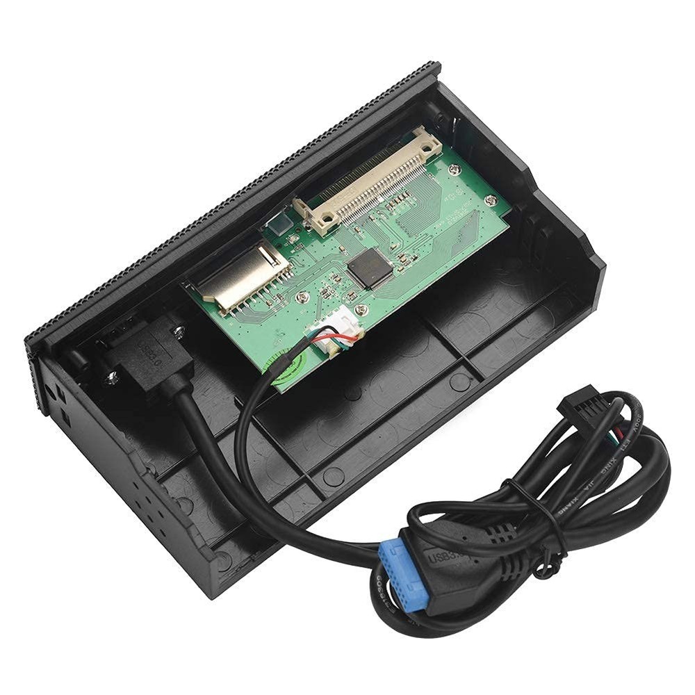 Computer Front Panel USB 2.0 PC Internal Card Reader Dashboard Fits 5.25...