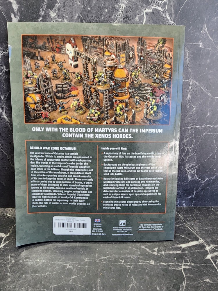 Warhammer 40K Kill Team OCTARIUS Book Codex Supplement GAMES WORKSHOP