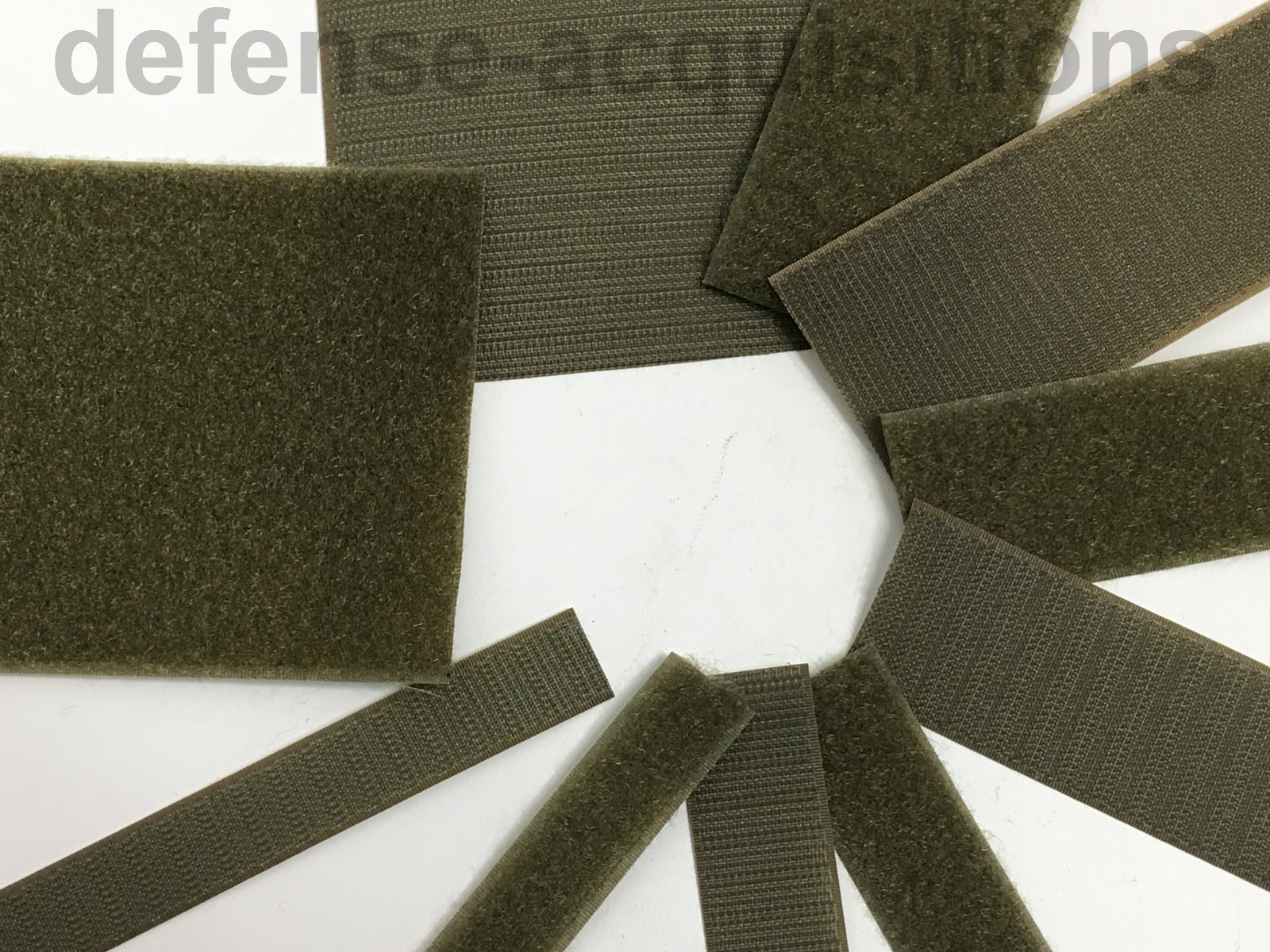 VELCRO® Brand HOOK and LOOP Fastener- Sew On Mil-Spec Military tape RANGER GREEN