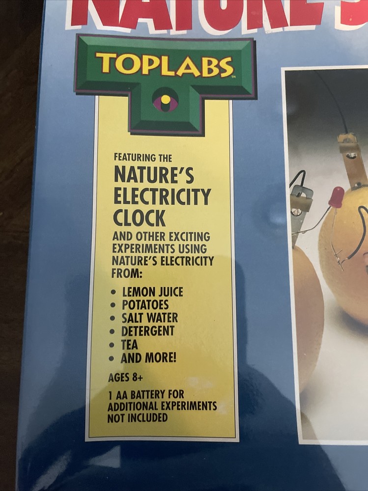Nature’s Electricity Toplabs Experiments Using Electricity And Nature.