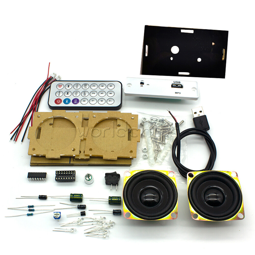 DIY Bluetooth Speaker Kits Assembly Component For Electronics Project Practice