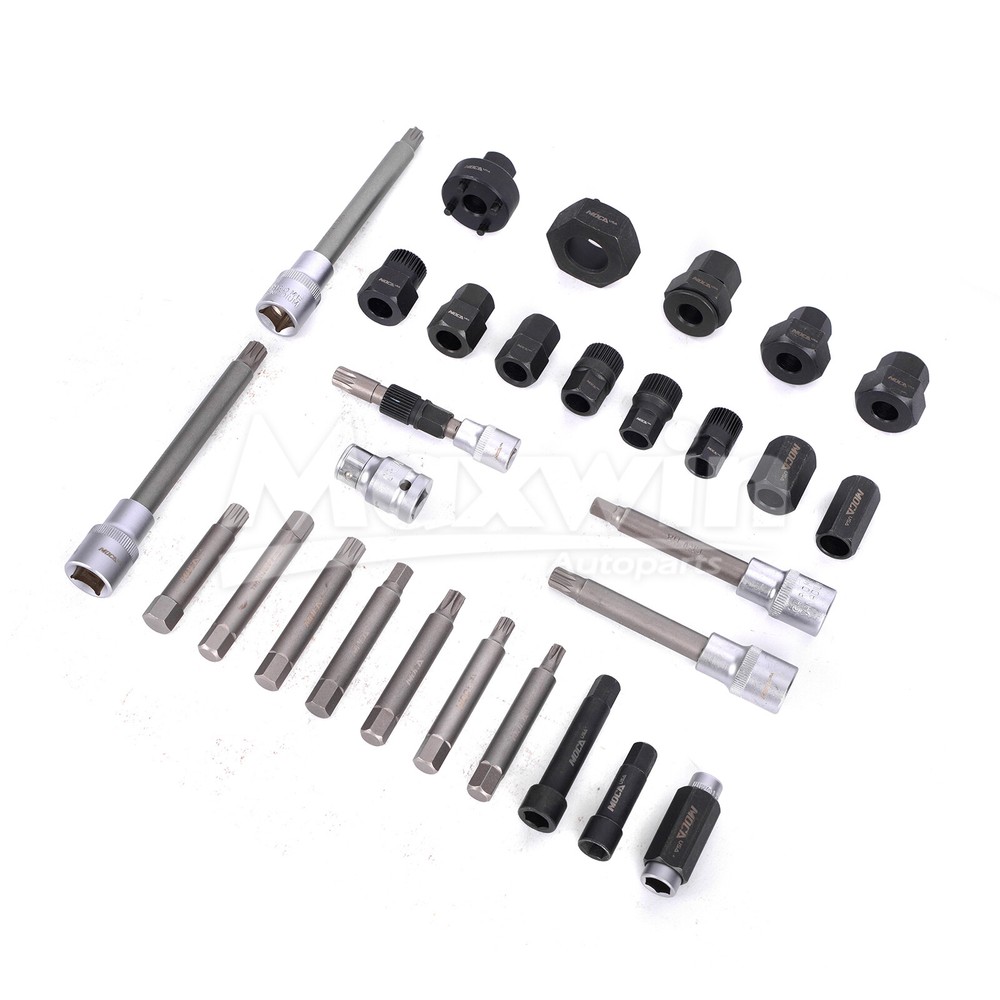 30x Alternator Pulley Puller Alternators Freewheel Tool Set Special Socket Set