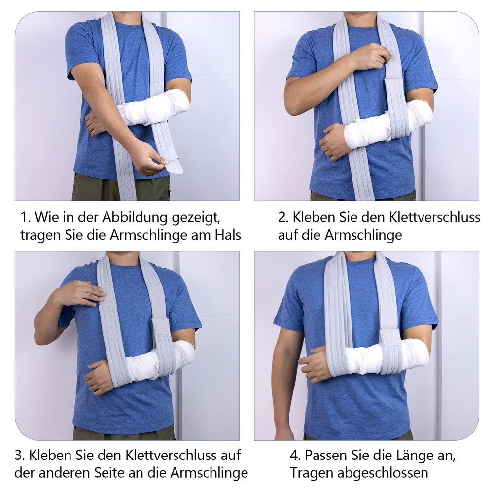 Arm Sling Adjustable Arm Support Strap Lightweight Comfortable Shoulder Immob...