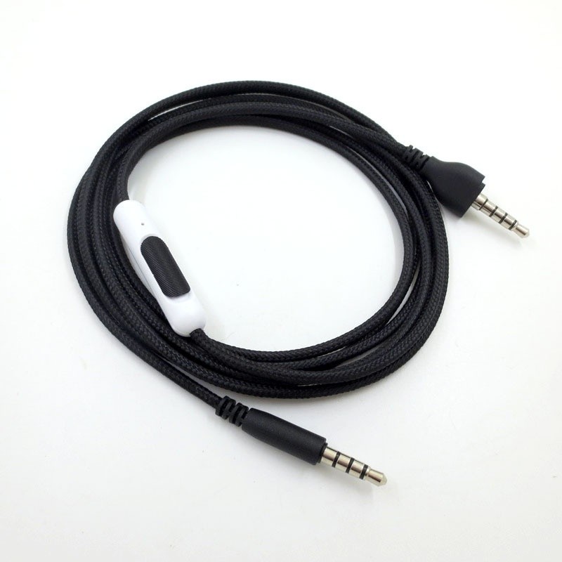 1.8M Headphone Audio Cable Replacement For Alienware AW920h Headset MIC Cable
