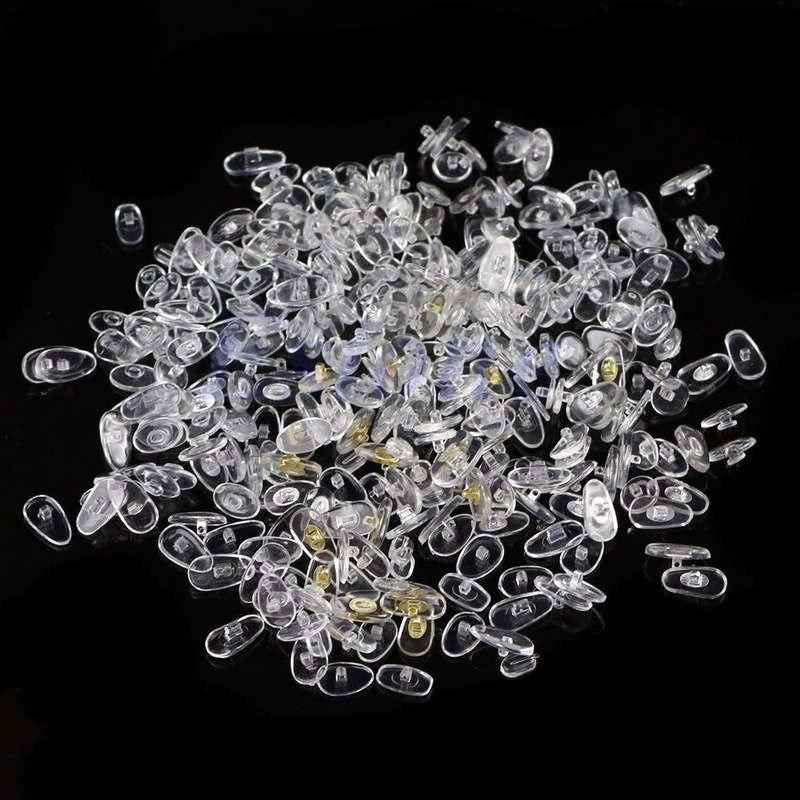 1Box 15 Kind Silicone Nose Pads Spare Replacement Parts For Eyeglasses Sunglass[