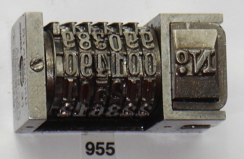 Letterpress Numbering machine | (Standard#31) | 092