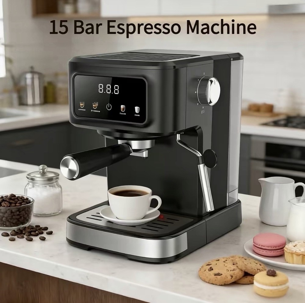 Kismile Espresso Machine 15 Bar Automatic Maker