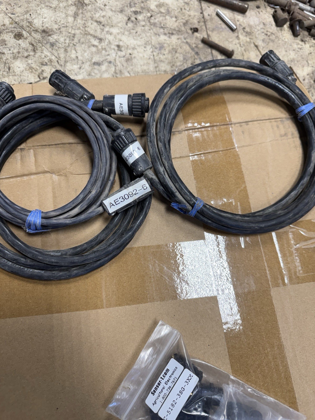 Raven Spray Part Lot Flow meter Y Harness Adapters, Extension Cables Connectors