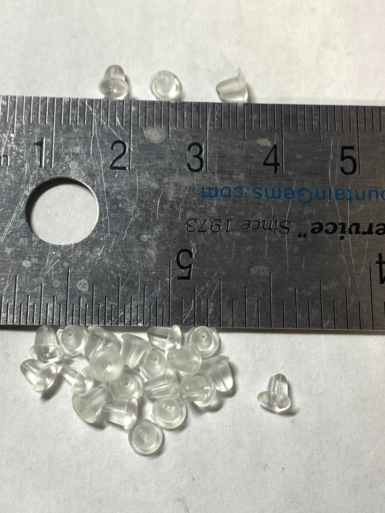 Rubber Silicone Soft Earring back Stoppers