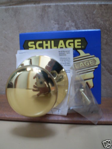 Residential Dummy Knob (Bright Brass)