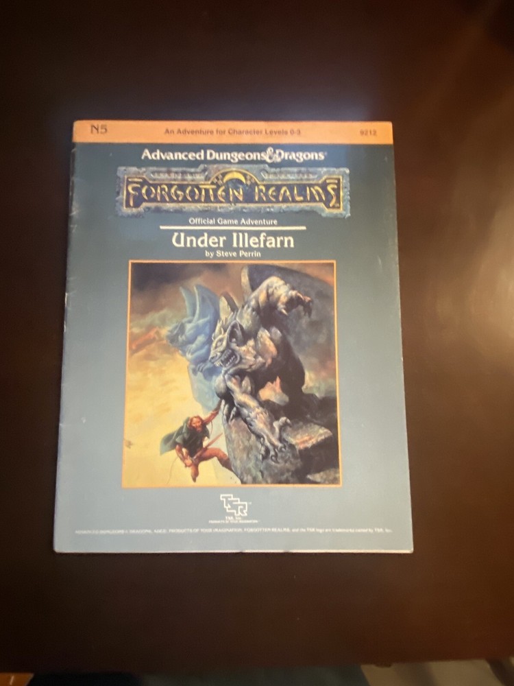AD&D TSR Adventure Module “Under Illefarn”