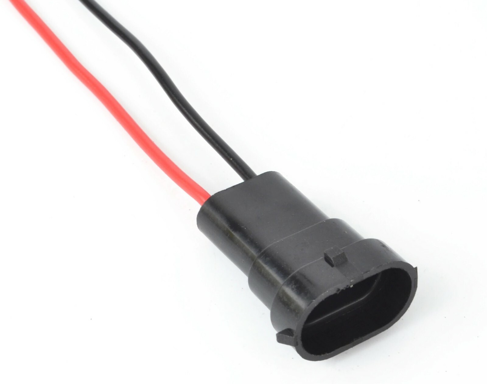 Wire Pigtail Male H11 Two Harness Head Light Low Beam Bulb Connector Repair