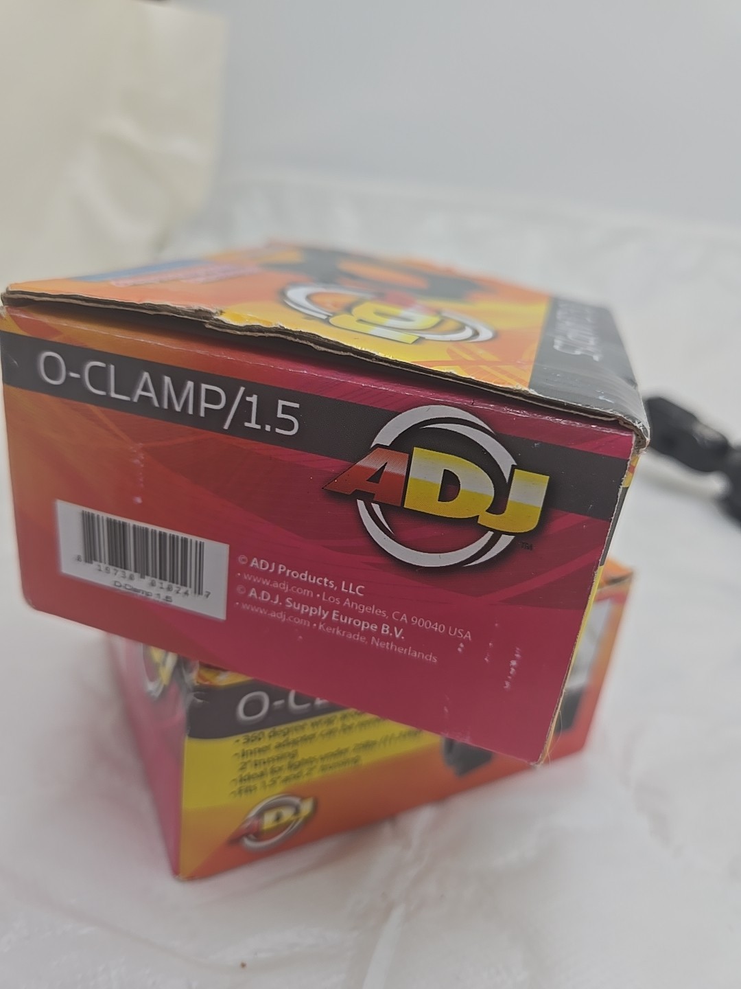 American DJ ADJ Products O-Clamps Tube for 1.5"-2” Truss NIB Plus Extra Lot