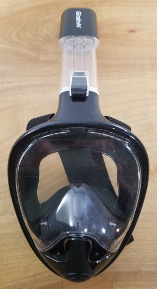 Greatever Full Face Snorkel Mask Foldable Black