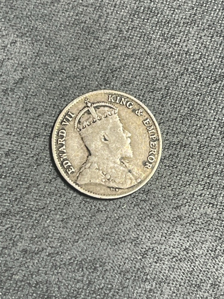1903 STRAITS SETTLEMENTS FIVE CENTS 5C- SILVER (#315)