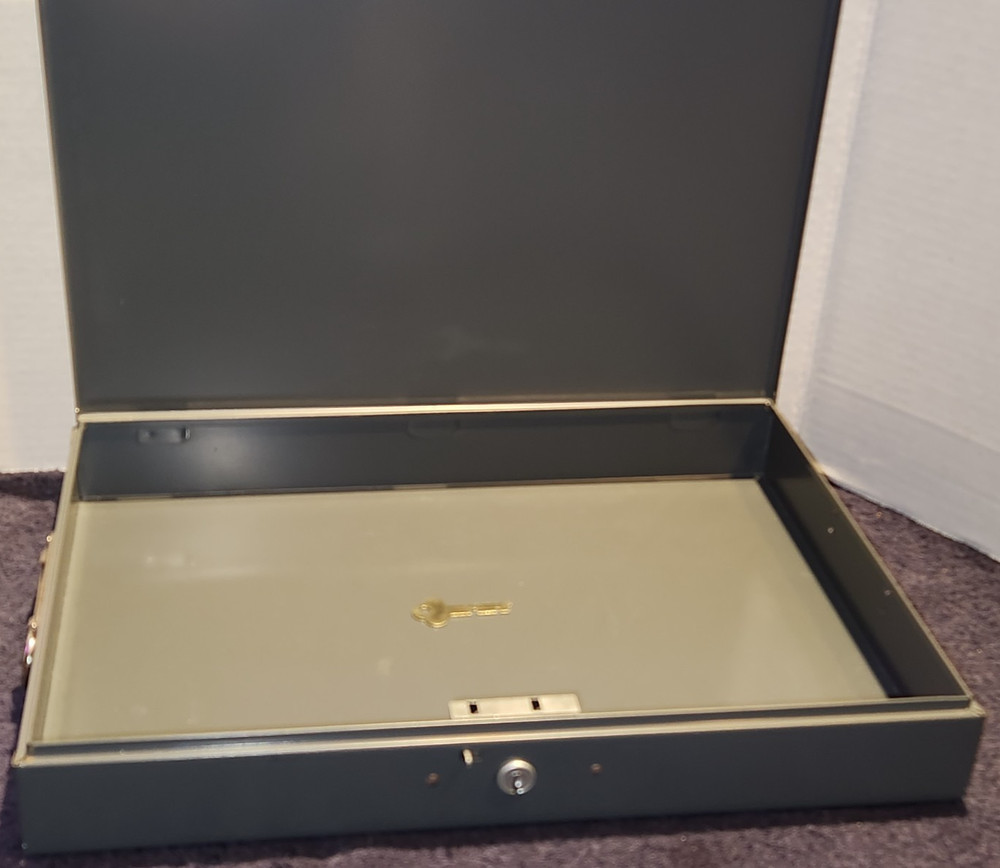 Steel Master Lockable File/Bank Box