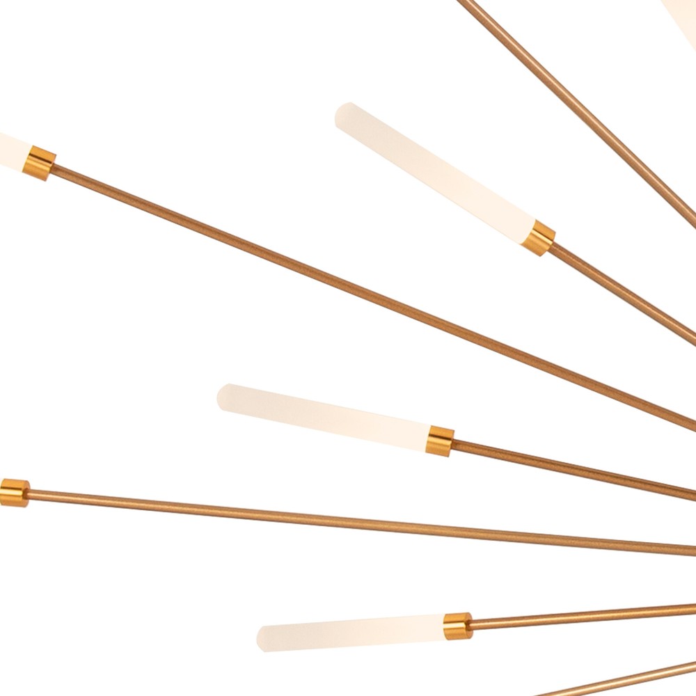 12W Firework Shape Ceiling Light Ceiling Lamp Ceiling Fixtures Luxurious Golden