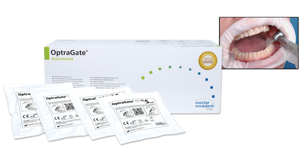 Ivoclar OptraGate Assortment Non Latex Optragate Lip & Cheek Retractor 80pc/pk