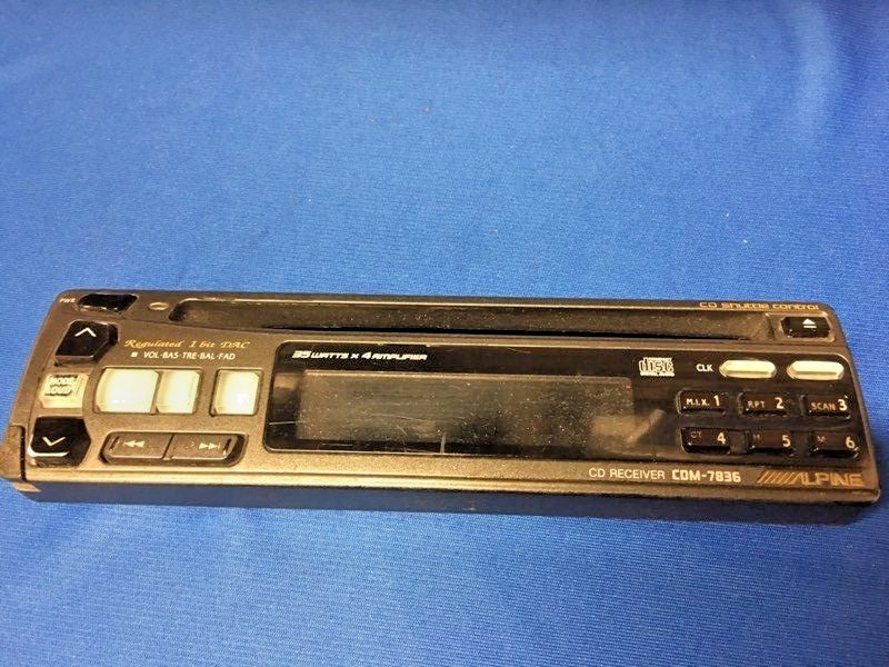 faceplate cdm-7870 alpine