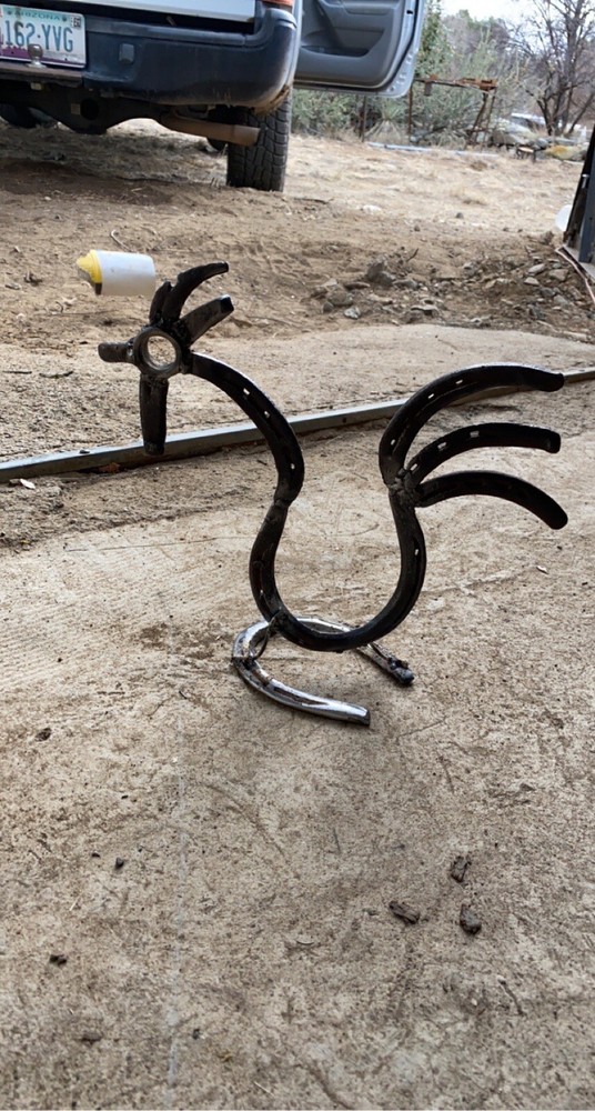 Horseshoe Chicken Handcrafted