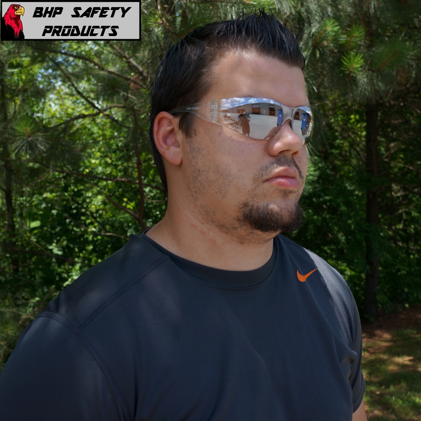 PYRAMEX INTRUDER SAFETY GLASSES I/O MIRROR LENS INDOOR/OUTDOOR S4180S (12 PAIR)