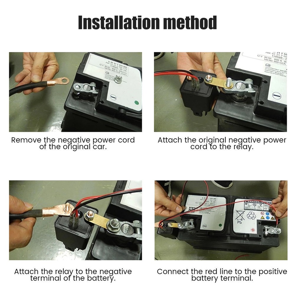 Car Battery Disconnect Switch Remote Control Power Kill Master Isolator Cut Off