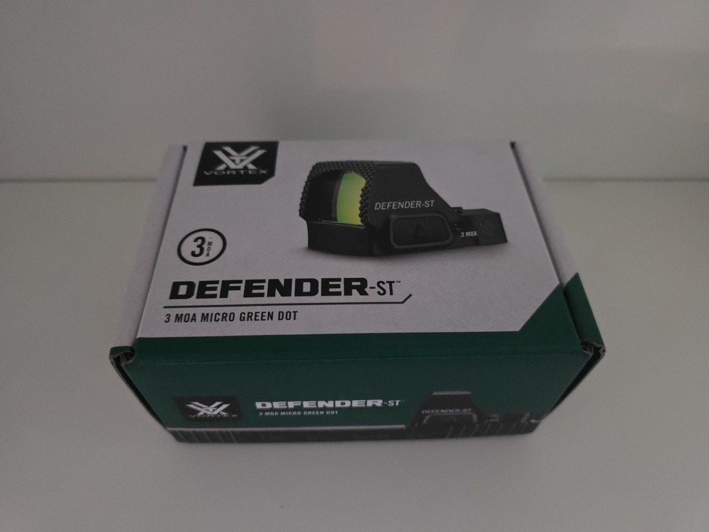 Vortex Defender-ST 3 MOA Green Dot Sight with Pick Mount