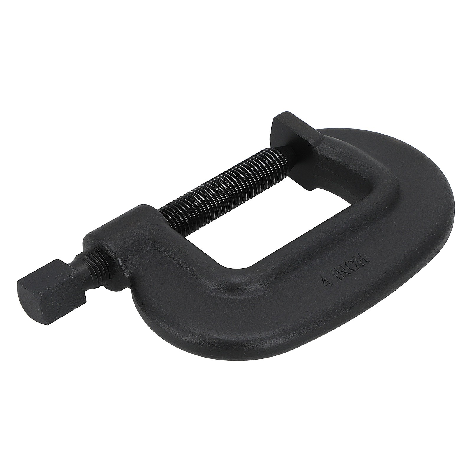 Heavy Duty Steel C-Clamp 4" Width 4.5" Opening Machinist Workshop Tool Black