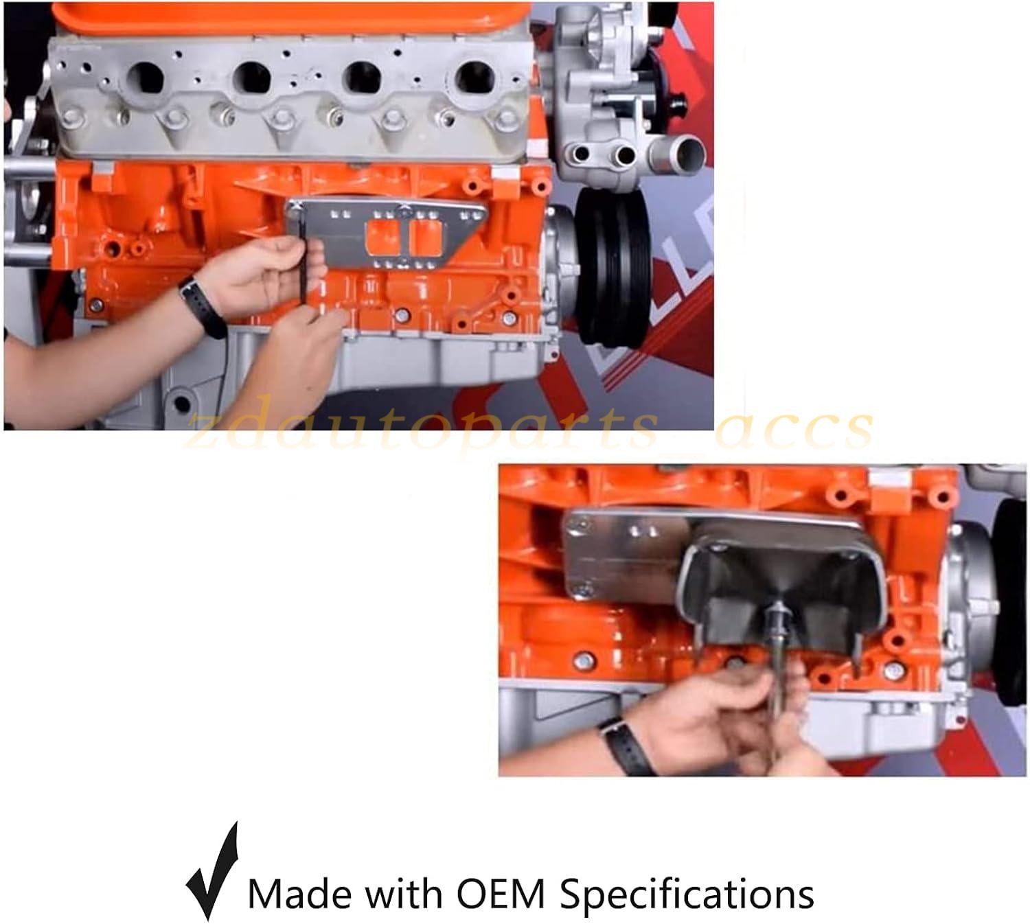 Billet Engine Mounts Motor Mount Adapter Plates for LS Swap LS1 LS2 LS3