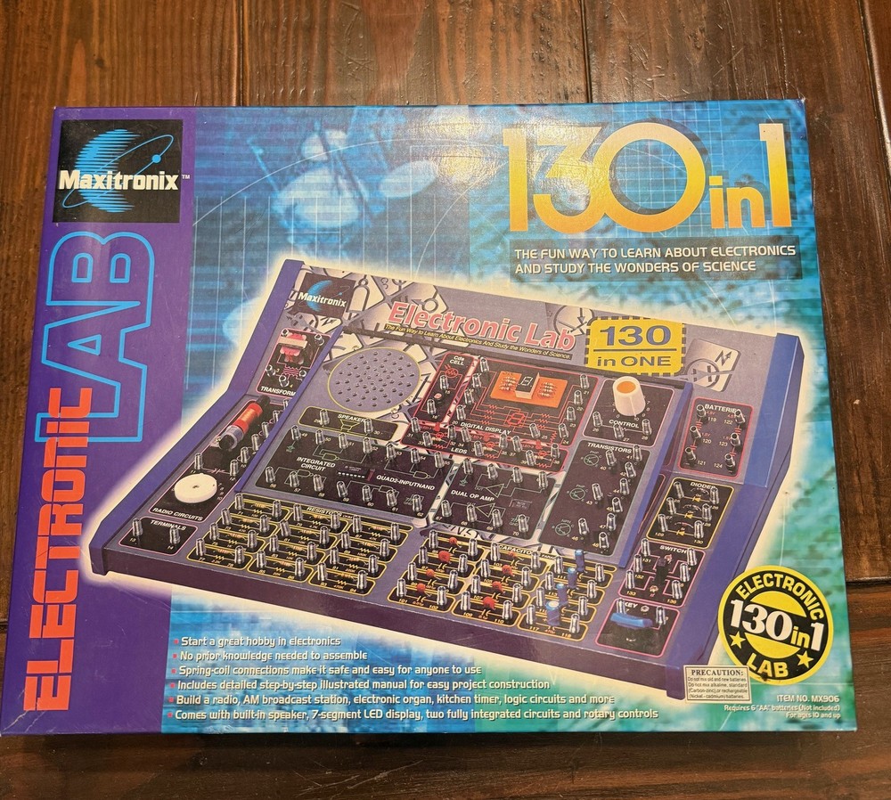 Maxitronix ELECTRONIC LAB 130 in 1 Complete MX-906